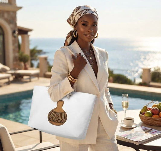 Tradition Vessel Cultural Wealth African Heritage Oversized weekender bag