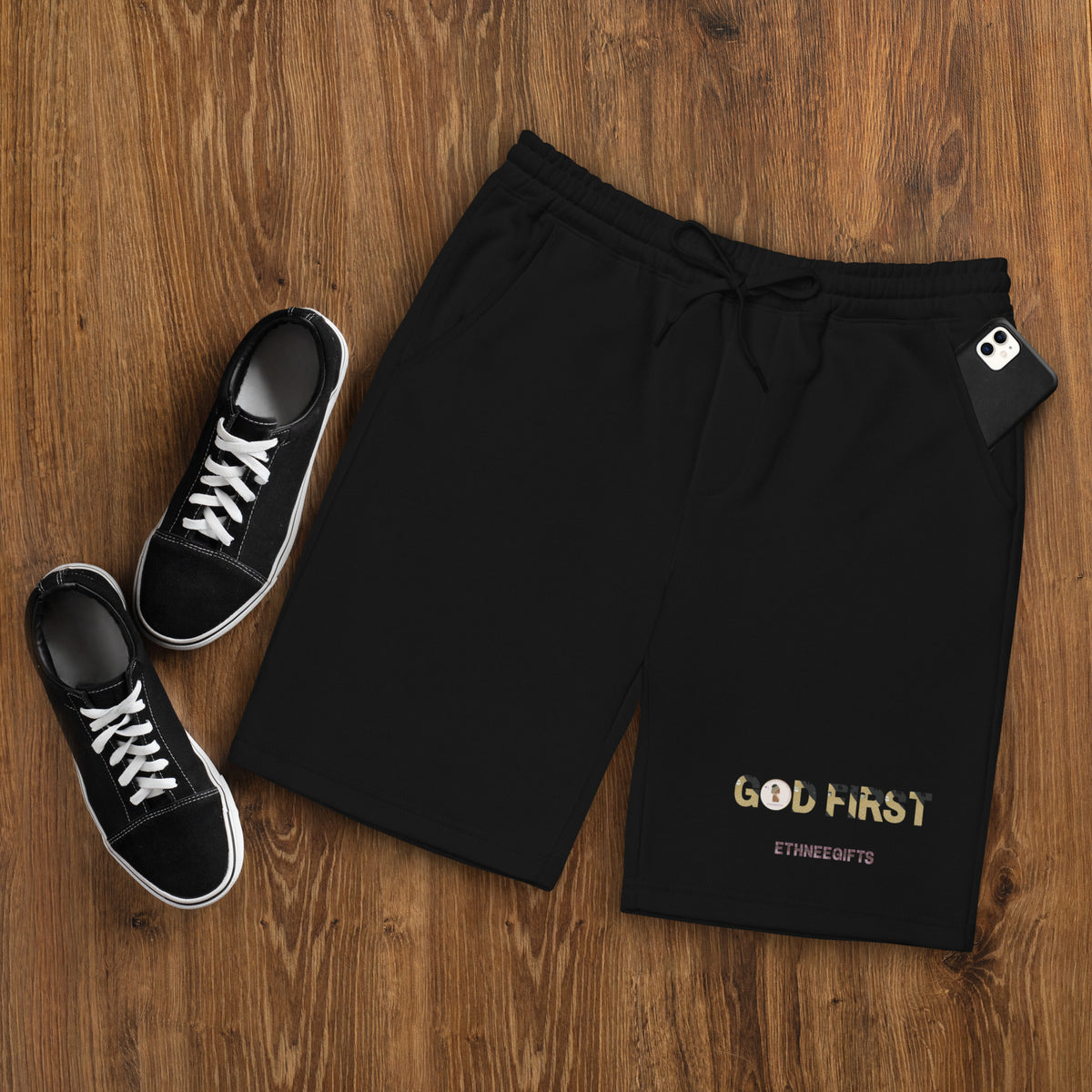 GOD FIRST ROOTS & LEGACY SHORTS | Ethneegifts Lifestyles