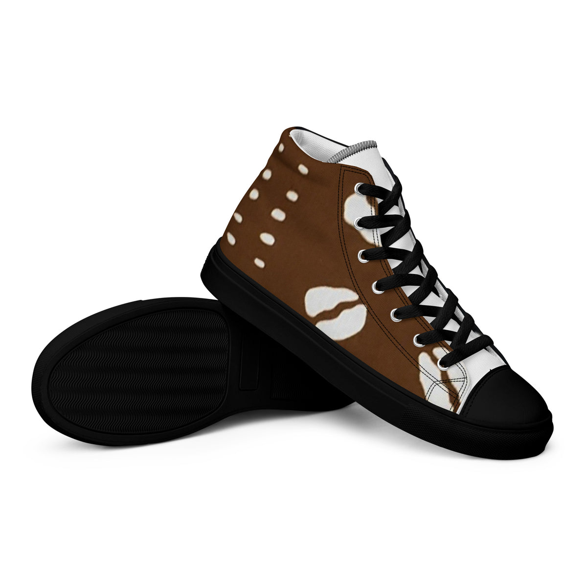 BROWN COWRIE ROOTS HIGH-TOP | Ethneegifts Lifestyles