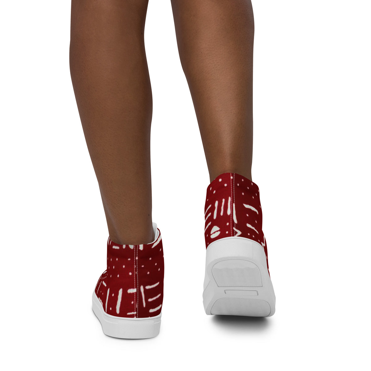 RED & WHITE ROOTS HIGH-TOP | Ethneegifts Lifestyles