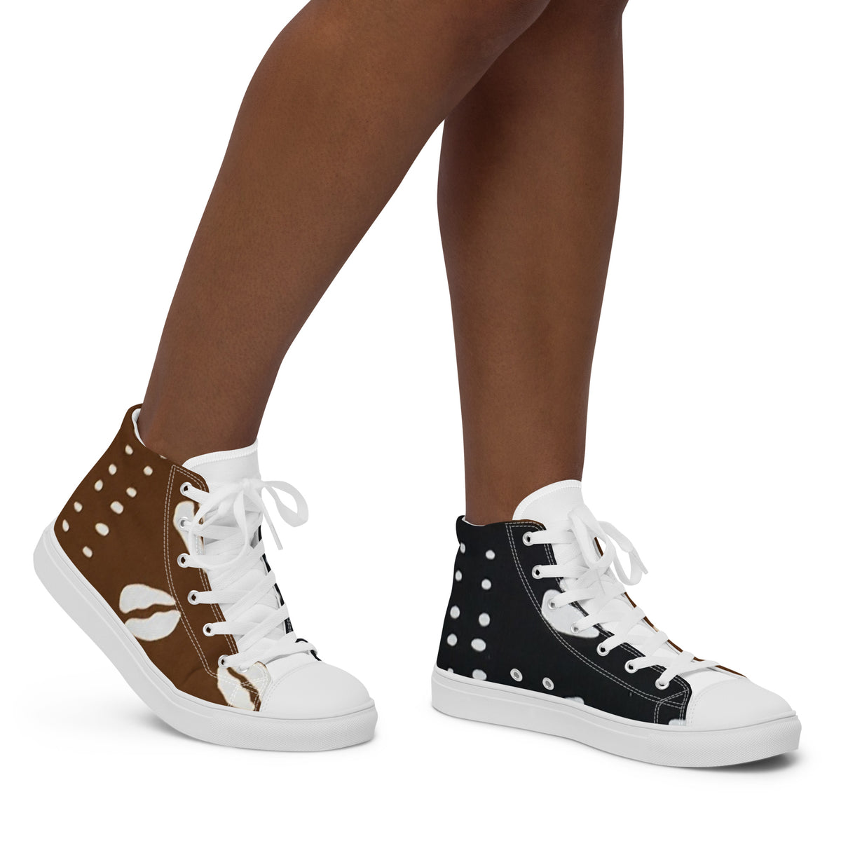 BROWN COWRIE ROOTS HIGH-TOP | Ethneegifts Lifestyles